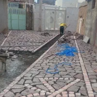اجرای سنگفرش،جداره‌سازی و جدول‌گذاری