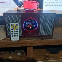 رادیوضبط شارژیmiracel بدنه چوبی اکبند