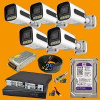 دوربین مداربسته کدCZ/لنز3.6میلی‌متر/xmeye/XVR 4CH