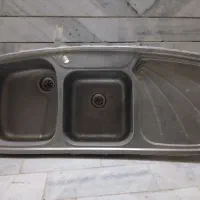سینک تمام استیل100×۶۰