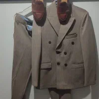 کت‌ و شلوار 4دکمه کلاسیک کفش کالج مردانه