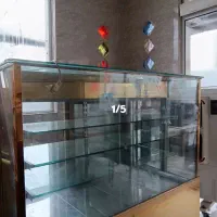 یخچال آکواریومی طلایی ۱.۵ در ۱.۵ انباری دار