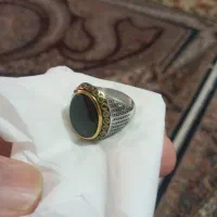 انگشتر مردا آنتیک تیتانیوم