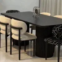مبل راحتی و ناهارخوری / نوبل نیم گرد