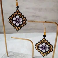 گوشواره منجوقی ژاپنی