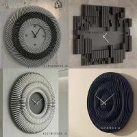 ساعت دیواری پارامتریک مدرن برند الف