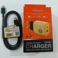 شارژر اصلی Manix 25W کابل شارژ Type-C رایگان هدیه