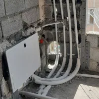 لوله کش ساختمان اب فاضلاب