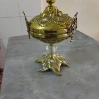 شکلات خوری برنزی پایه دار
