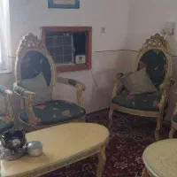 صندلی‌‌چوبی‌ازچوب‌گردوومیز