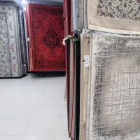 فرش سلطنتی رنگ کرم شتری و سبز و قرمز * نقد و قسط *