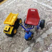 سه چرخه و ماشین