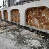 نما رومی، سیمانکاری ساده، بازسازی نماهای فرسوده