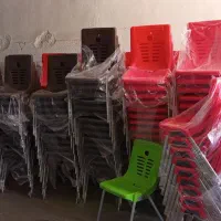 صندلی پلاستیکی پایه فلز اپل