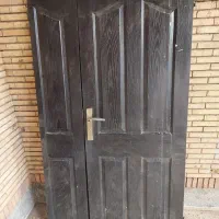درب دولنگه چوبی آپارتمانی