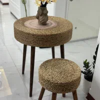 میز و صندلی حصیری