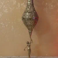 گلدان و میز برنج