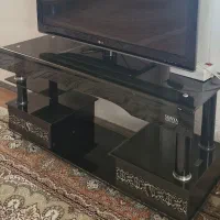 میز تلویزیون شیشه ای