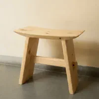 صندلی چوبی مینیمال ژاپنی