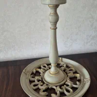 شمعدان و سینی دکوری پتینه