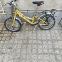 دوچرخه دو عدد.زرد پسرانه.صورتی دخترانه
