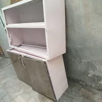 کابینت فلزی درب ام دی اف|آب‌چکان و نظم‌دهنده ظروف|تربت‌حیدریه, آغوی|دیوار