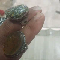 انگشتر‌نقره‌اصل‌سفید‌۹۵۰‌قدیمی