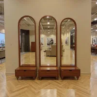 آینه کنسول قوسی MDF در سه سایز مختلف