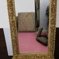 آینه کنسول طلایی