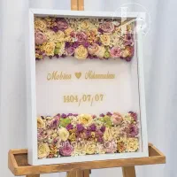 تابلو گل جاودان عاشقانه