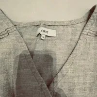 مانتو تونیکی جین حصیری وست لینن شال صندل