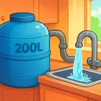 نصب سیستم ذخیره آب اظطراری خانگی