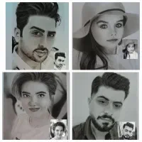 آموزش طراحی چهره سیاه قلم