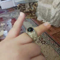 انگشتر عقیق سیاه