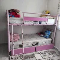 تخت فلزی دو طبقه