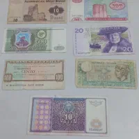 تعدادی اسکناس خارجی و پهلوی