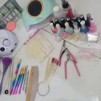 وسایل کامل ناخنکاری همراه با کیف