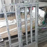 تولیدی درب وپنجره دوجداره UPVC توری پلیسه پنجره