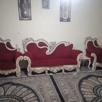 مبل هفت نفره همراه با ناهار خوری و عسلی ها