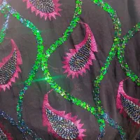 پارچه حریر ملیله دار