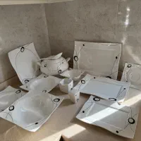 سرویس چینی کامل اوشن شاپ در حد نو