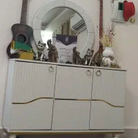 میز تلویزیون، کنسول به همراه آیینه وسینما خانواده