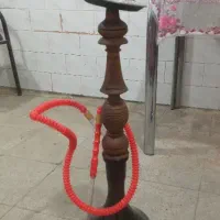 دو عدد قلیان چوبی فروشی