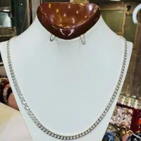 زنجیر گردنبند فاخر نقره فوق کلکسیونی کارتیر مردانه