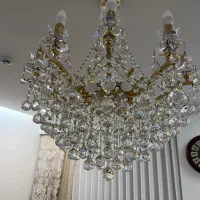 لوستر ۲۰ شعله کریستال چک