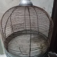 قفس گرد قدیمی دست ساز