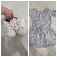 پیراهن و کفش کتونی بچگانه سایز ۲۷ ۲۸