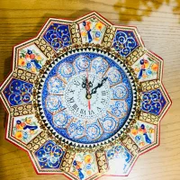 ساعت‌ دیواری «طرح خاتم‌کاری» سایز ۳۵