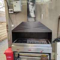 فر کباب پز چدنی  یک متر و بیست