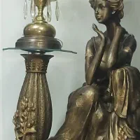 ست اینه میز وشعمدان